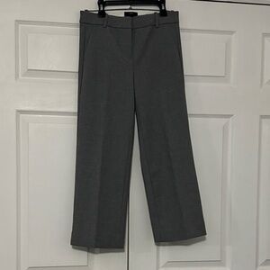 J. Crew Charcoal Wide Leg Pants